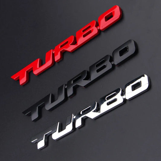 Alloy Stickers TURBO